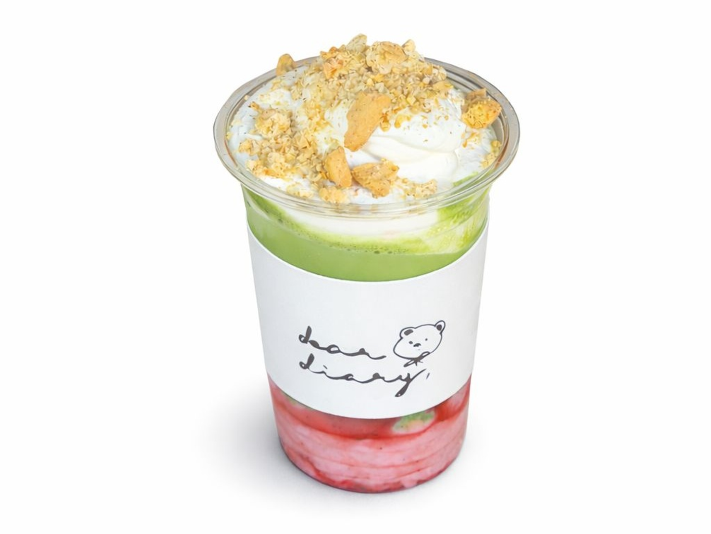 Strawberry Matcha Cheesecake