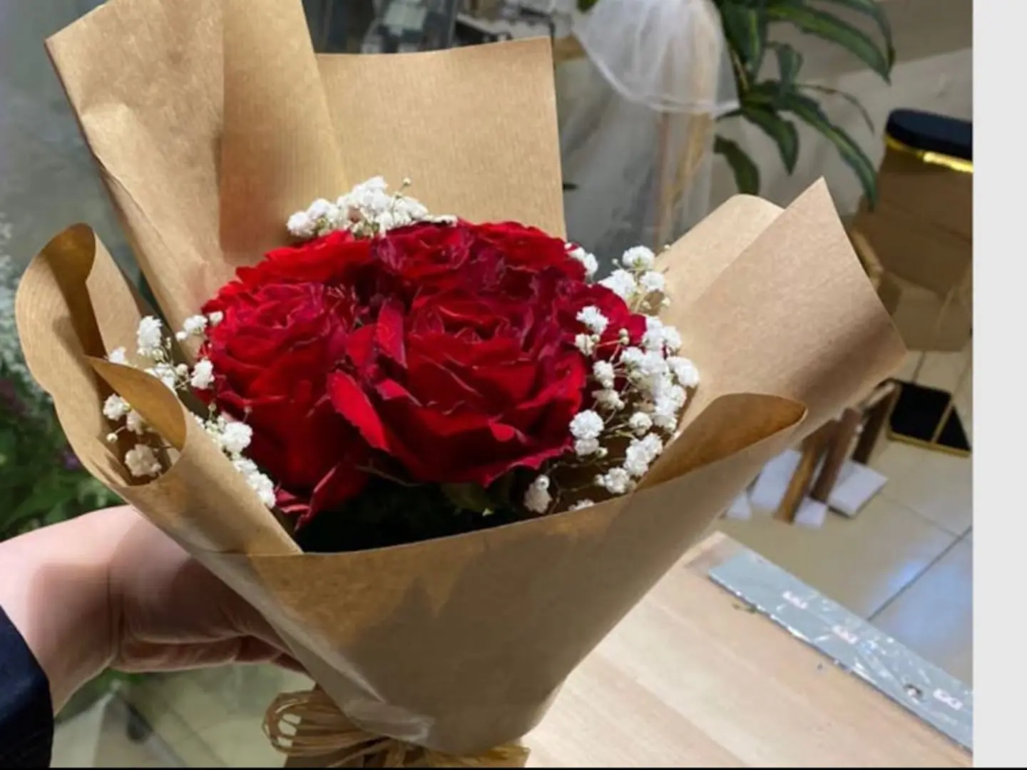 باقة ورد أحمر رقم 8