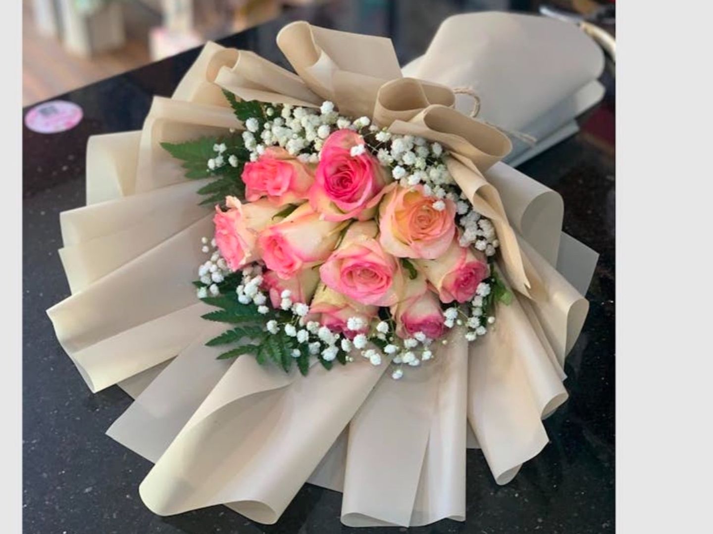 Bouquet 3038 Pink Roses