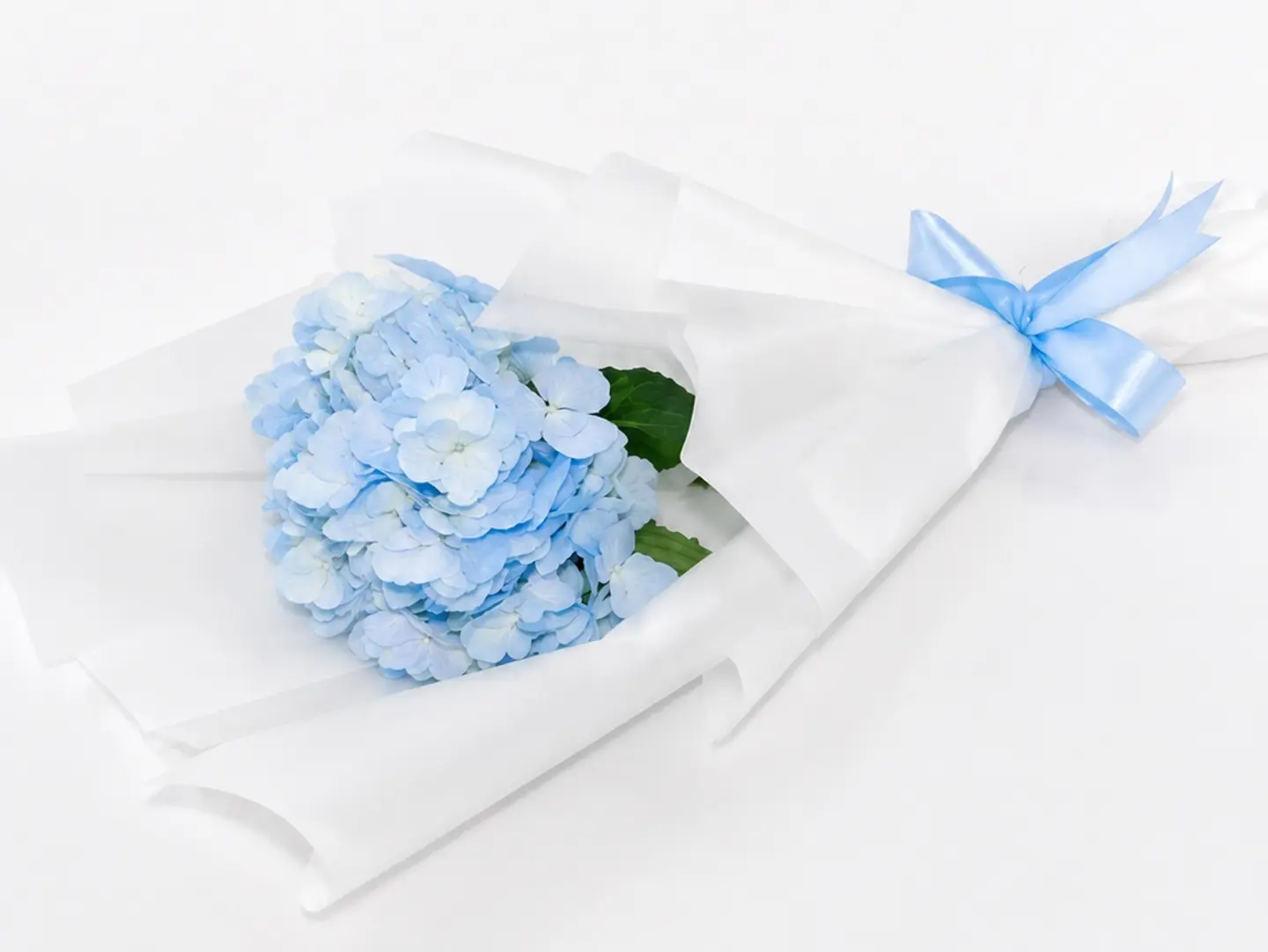 Blue Simple Hydrangea Bouquet