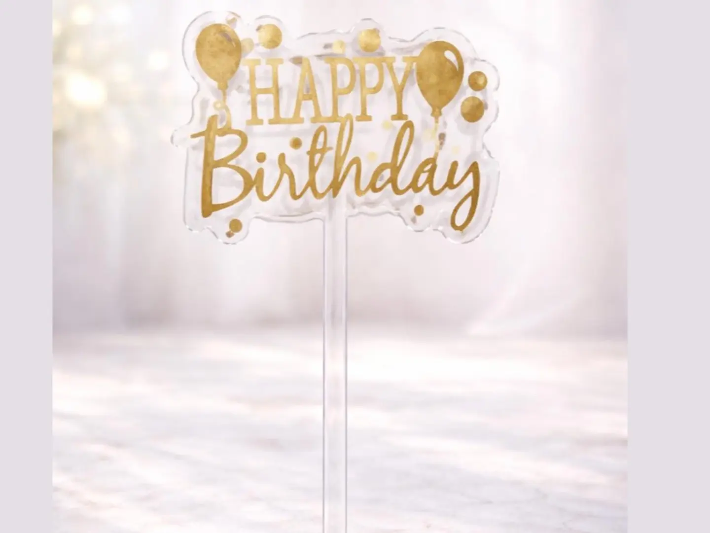 زينة أكريليك عيد ميلاد سعيد