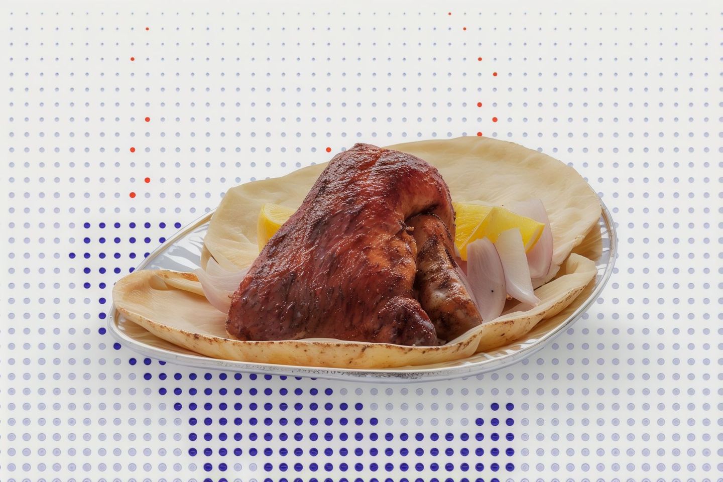 A Quarter Of Plain Grilled Chicken