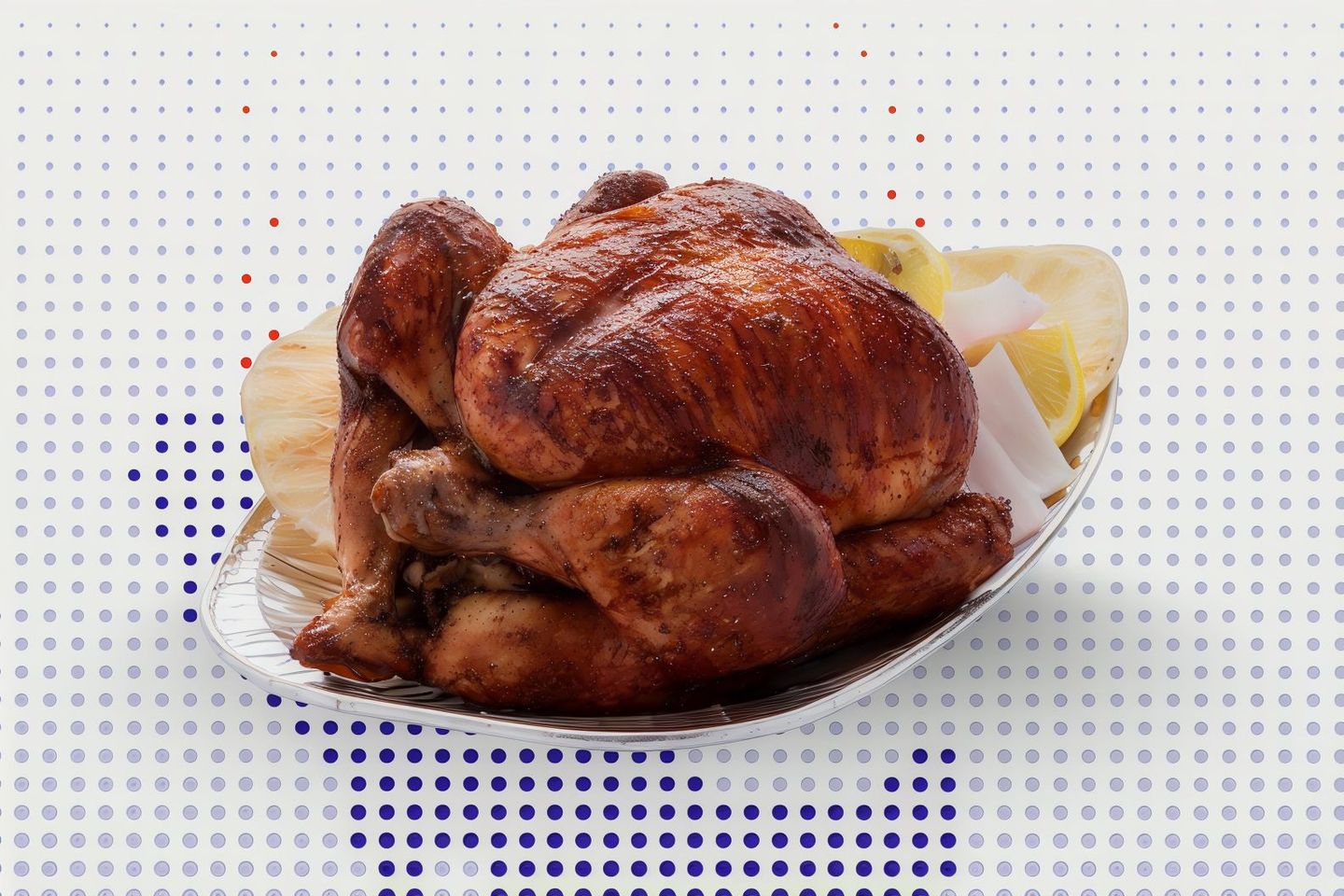 Roasted Grilled Whole Chicken Without Rice