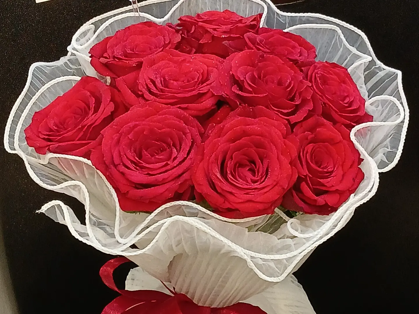 باقة جوري الاحمر