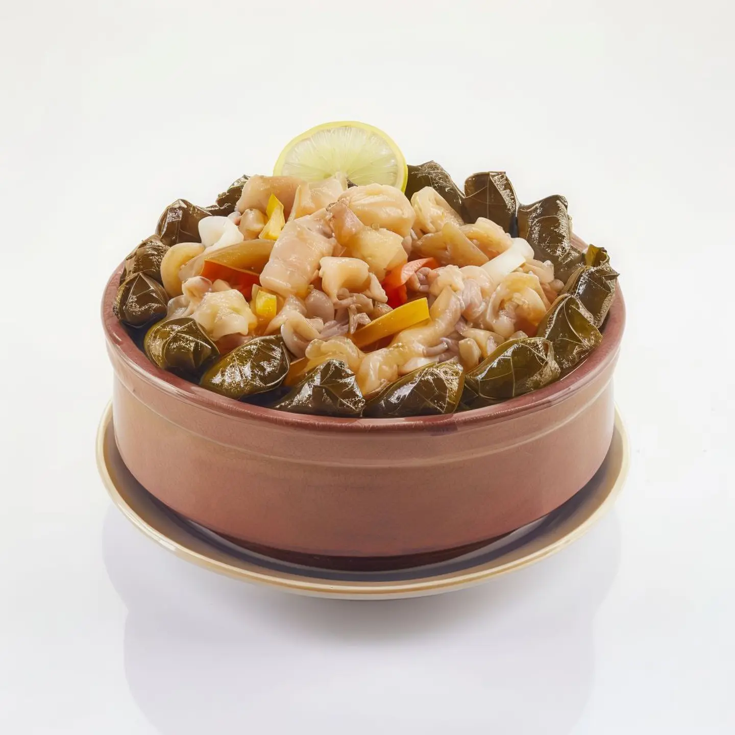 طاجن ورق عنب بالكوارع