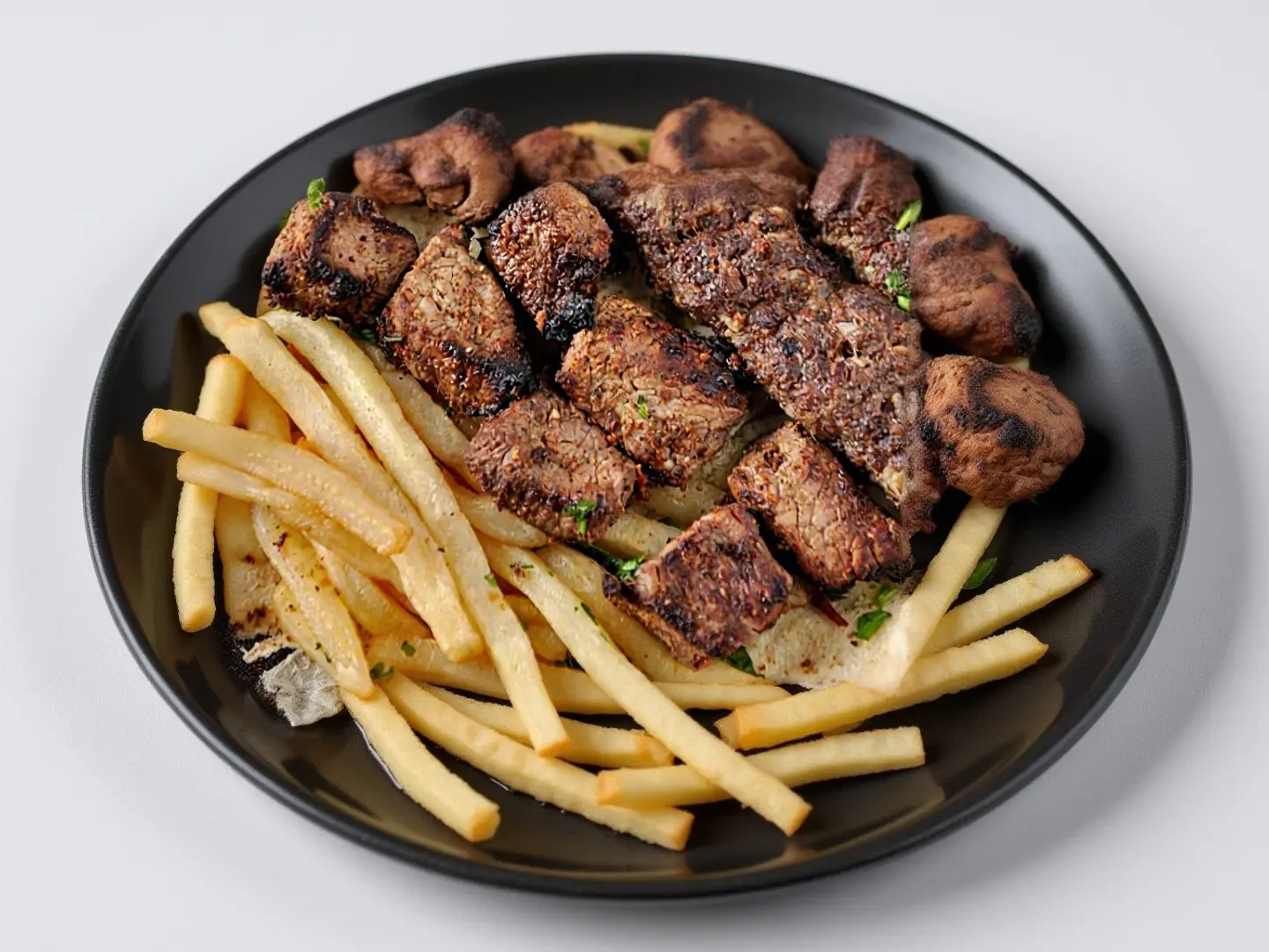 صحن اوصال لحم فتيلة