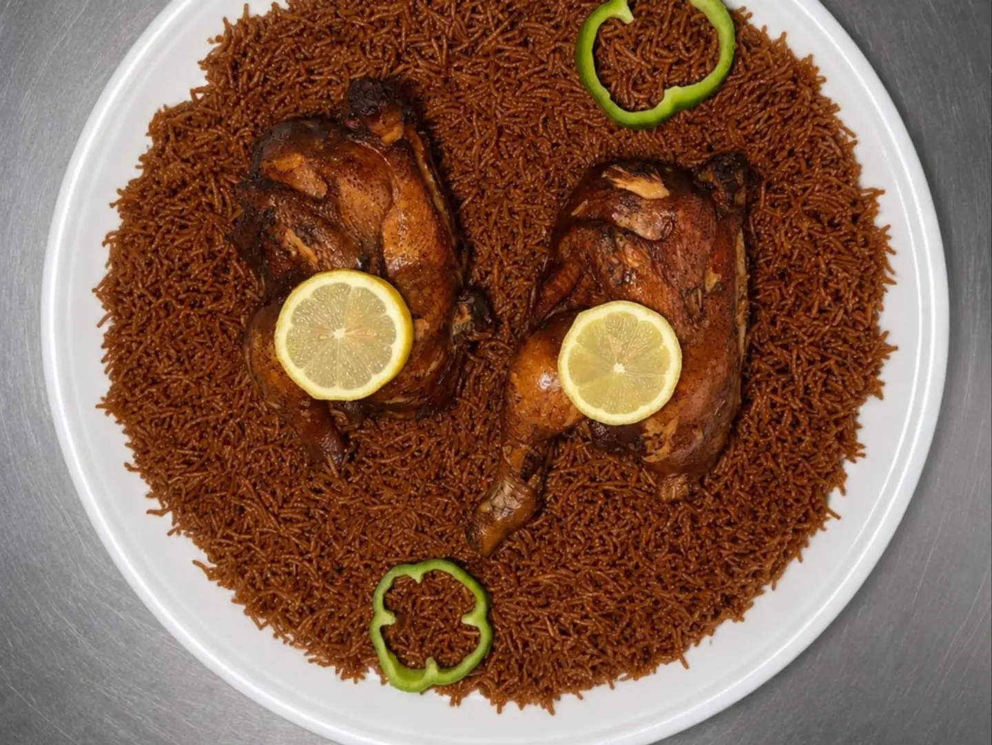 نصف دجاج محموص