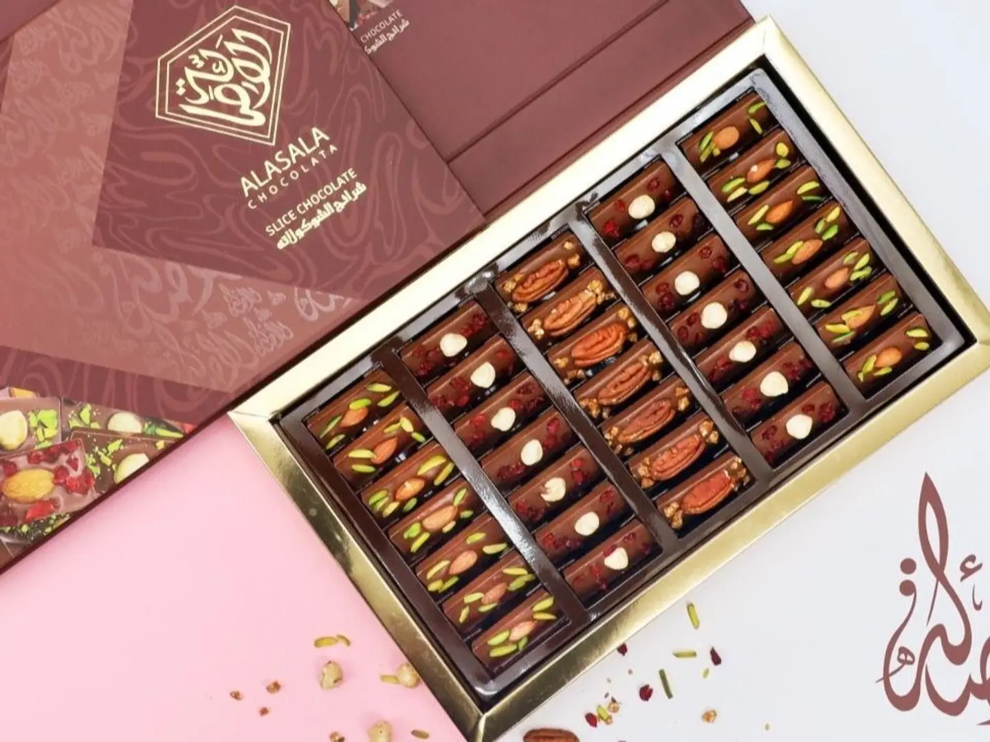 شرائح شوكولاته - الاصاله