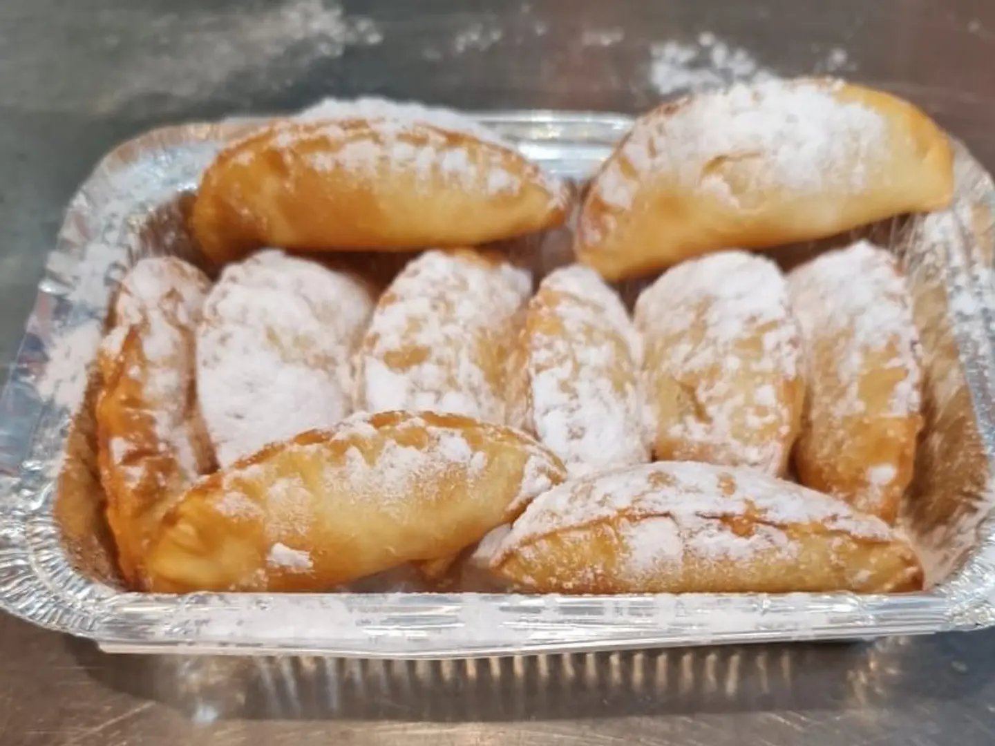 Puff Pastry With Powdered Sugar Cheese   30 Pieces
