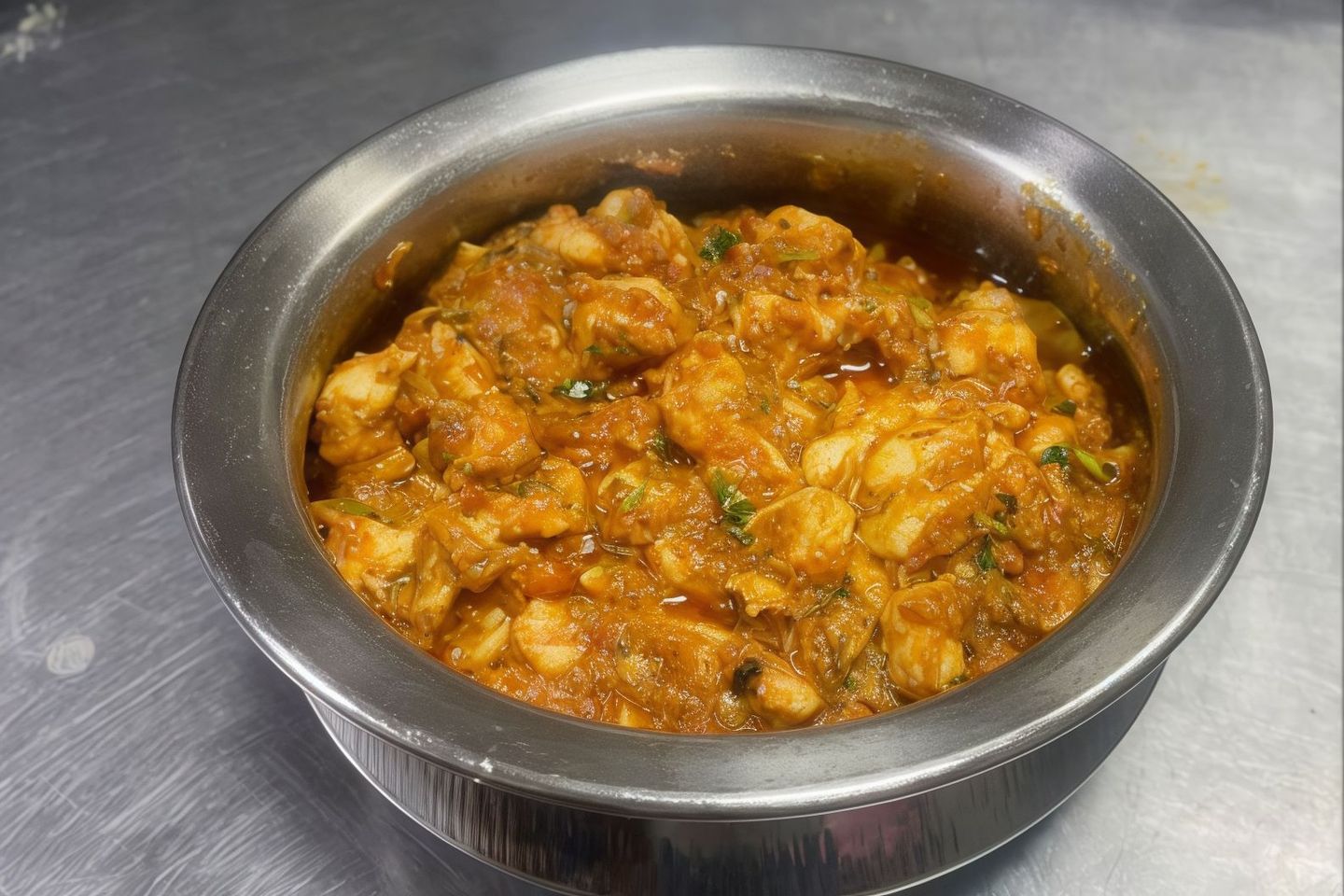 Chicken Boneless Karahi