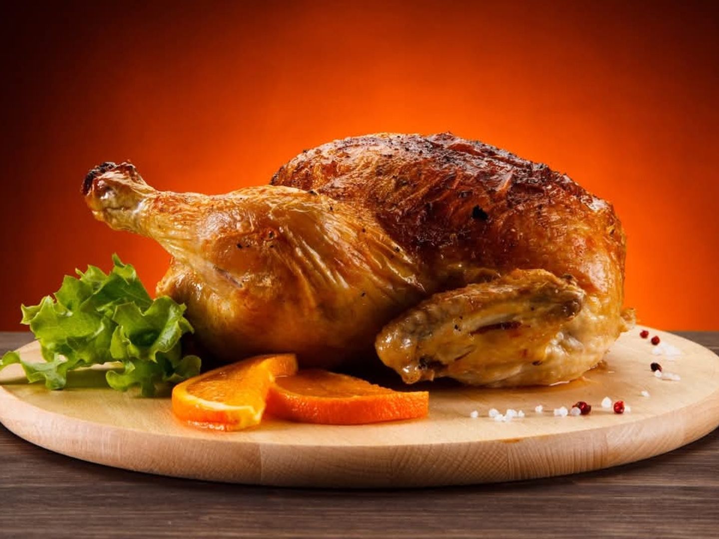 ربع دجاج رز وخضار