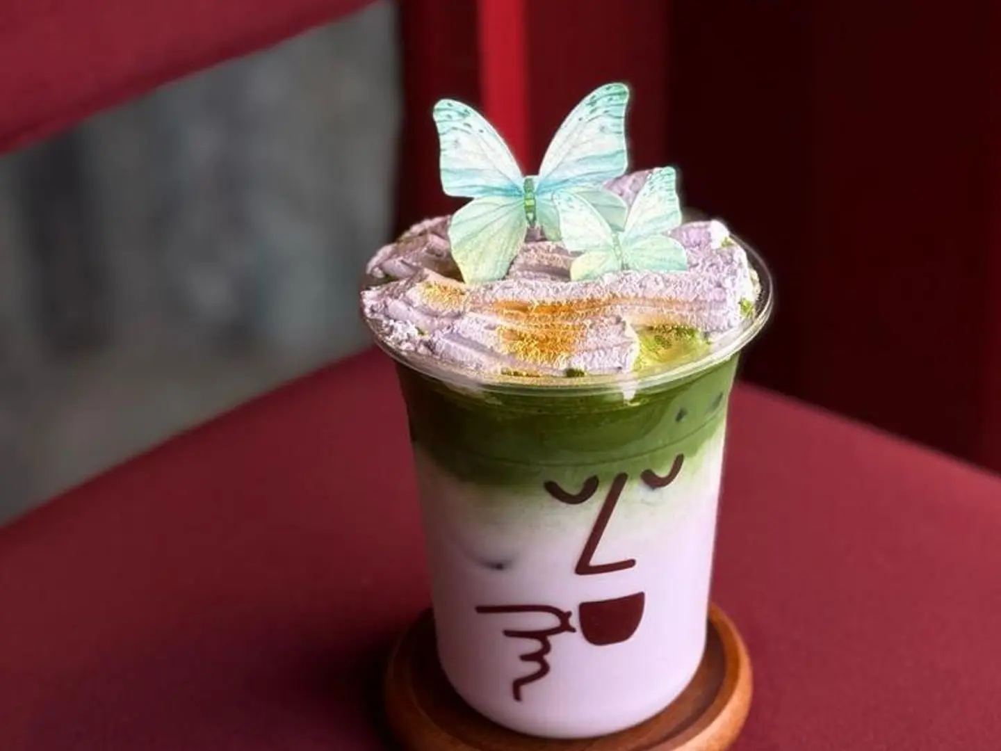 Iced Lavender Matcha