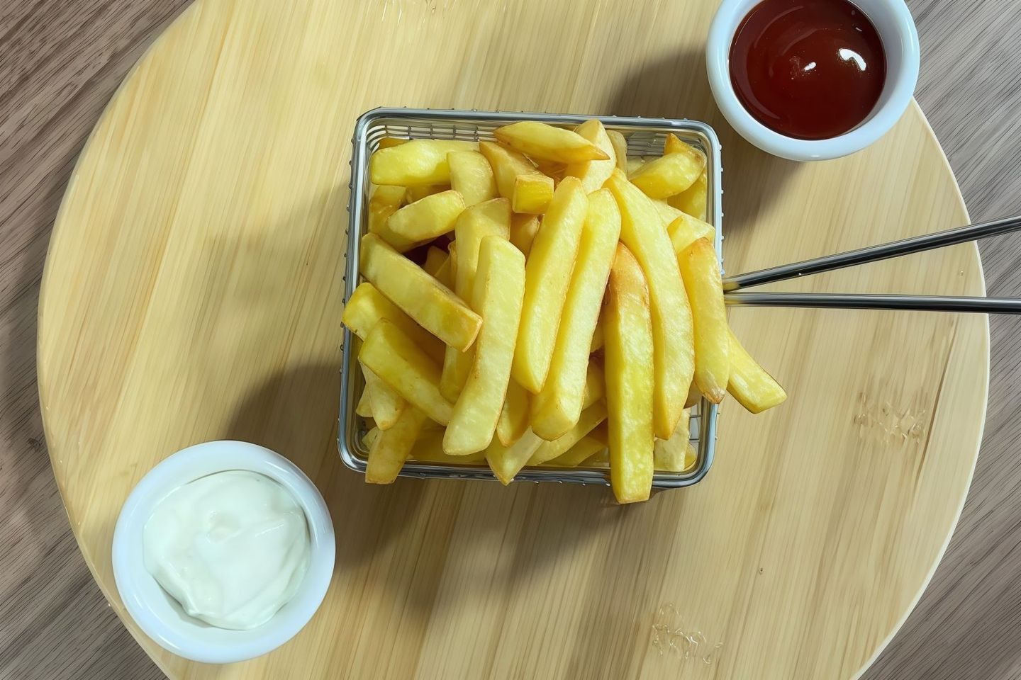 صحن بطاطس مقلية