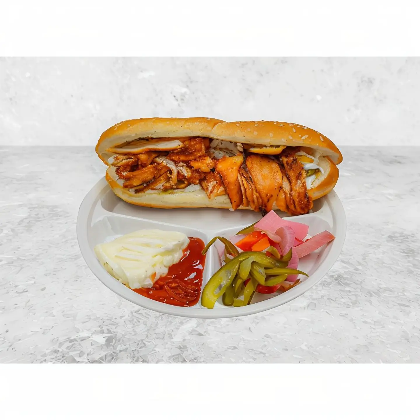 Saroukh Chicken Shawarma With Cheese