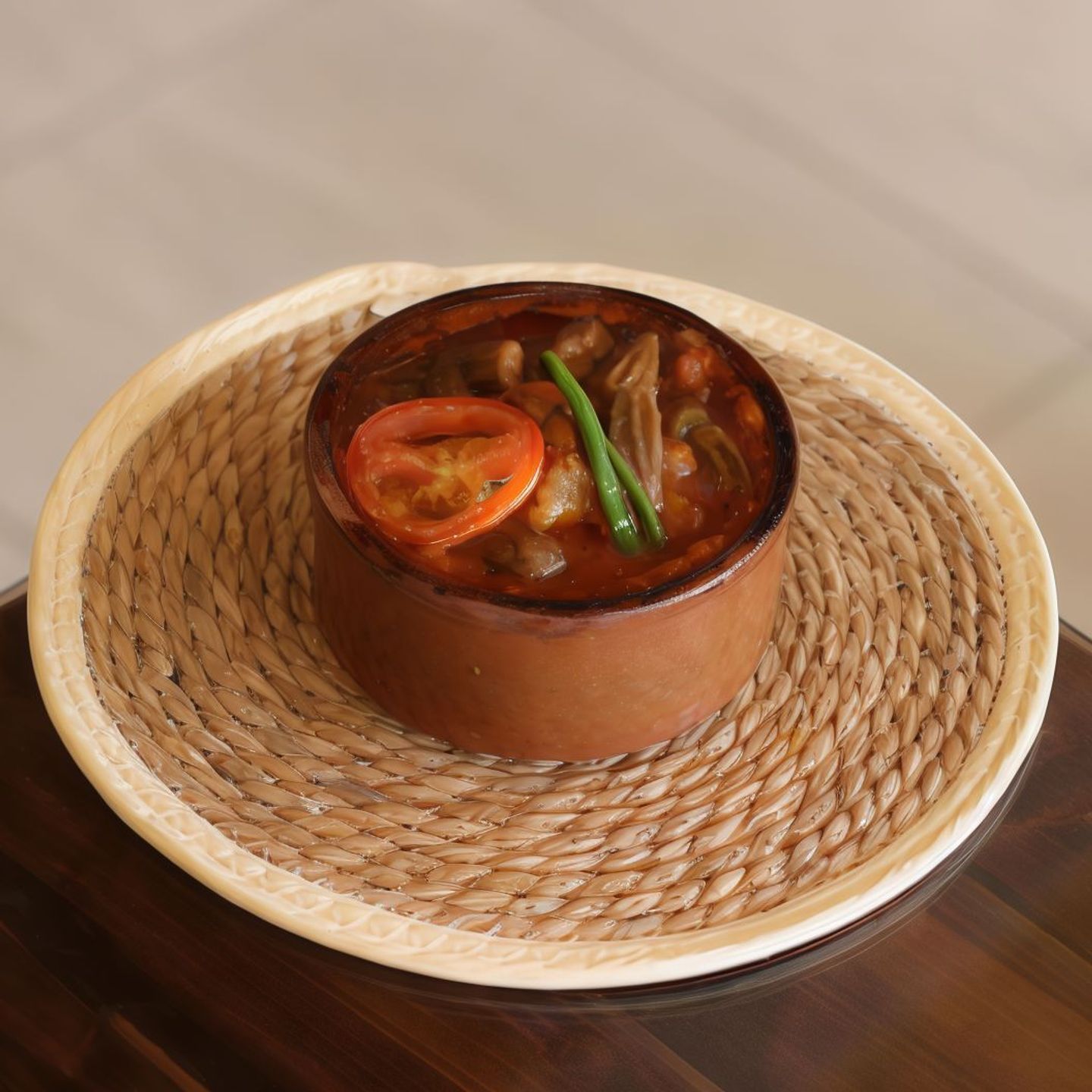 طاجن بامية سادة
