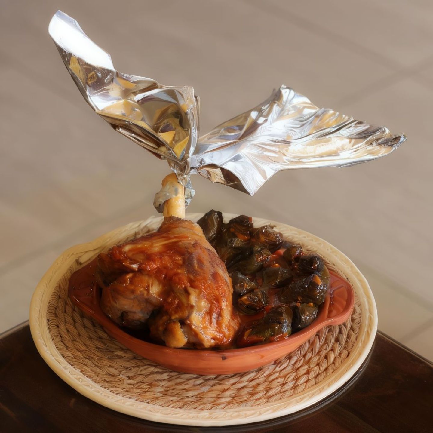 طاجن موزه ورق عنب