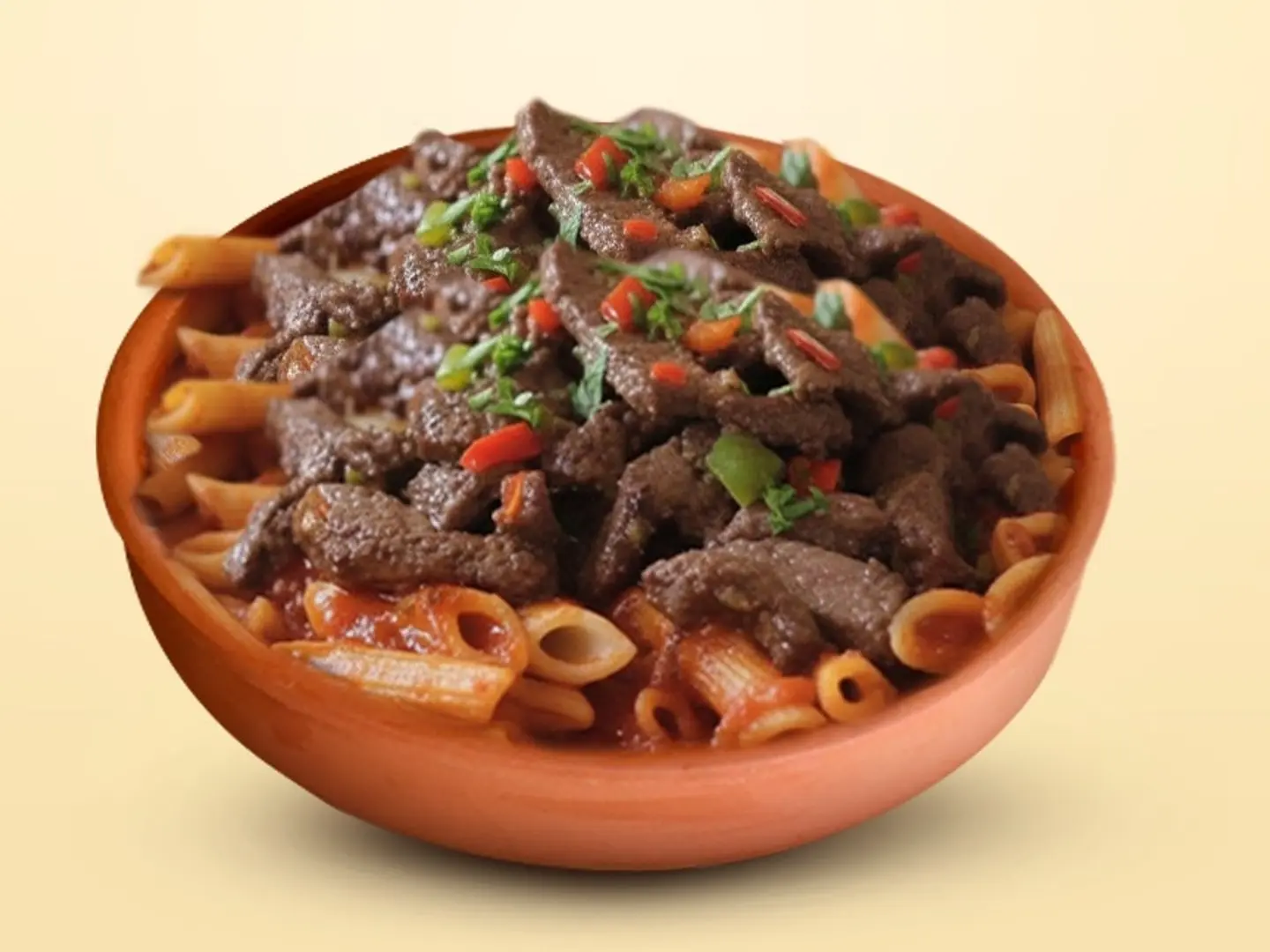 مكرونه بالكبده