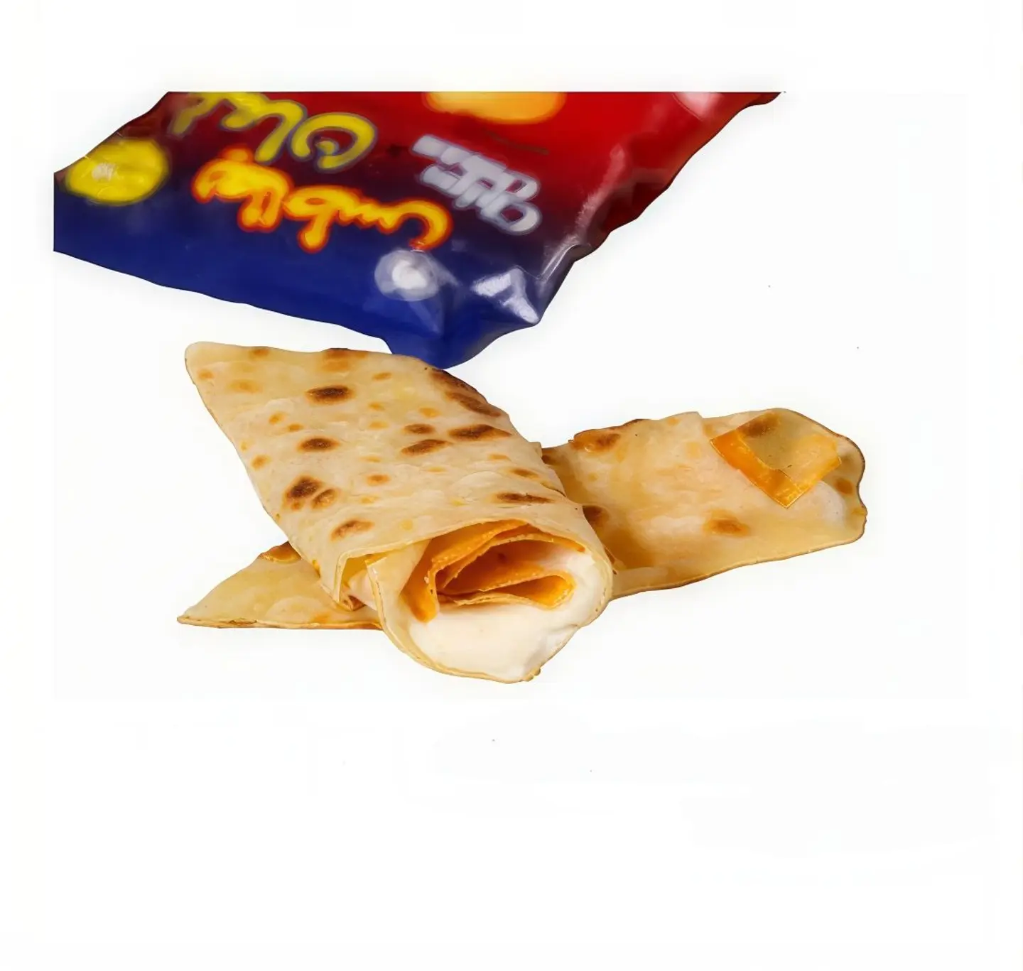 Cheese And Omani Chips Chapati