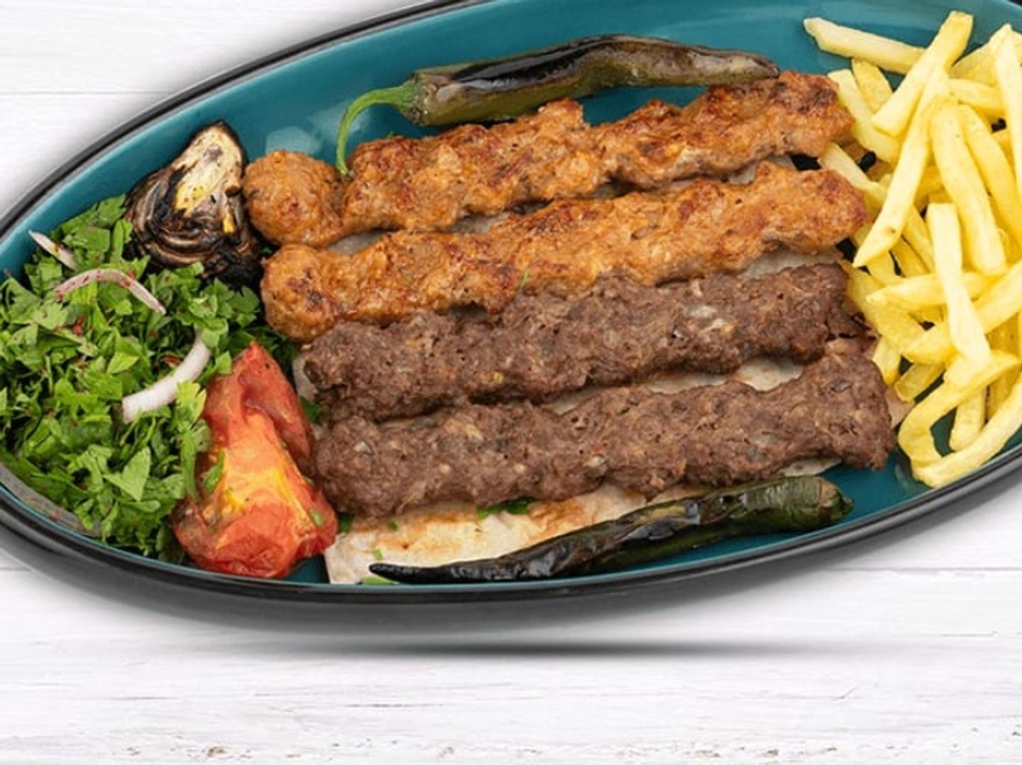Mixed Meat And Chicken Kebab