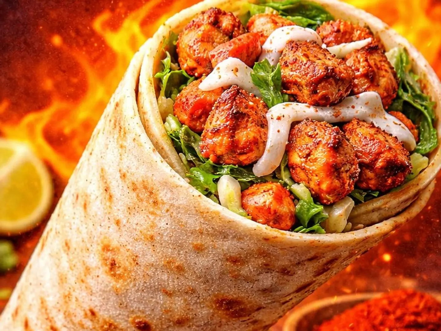 سندويش صغير تندوري