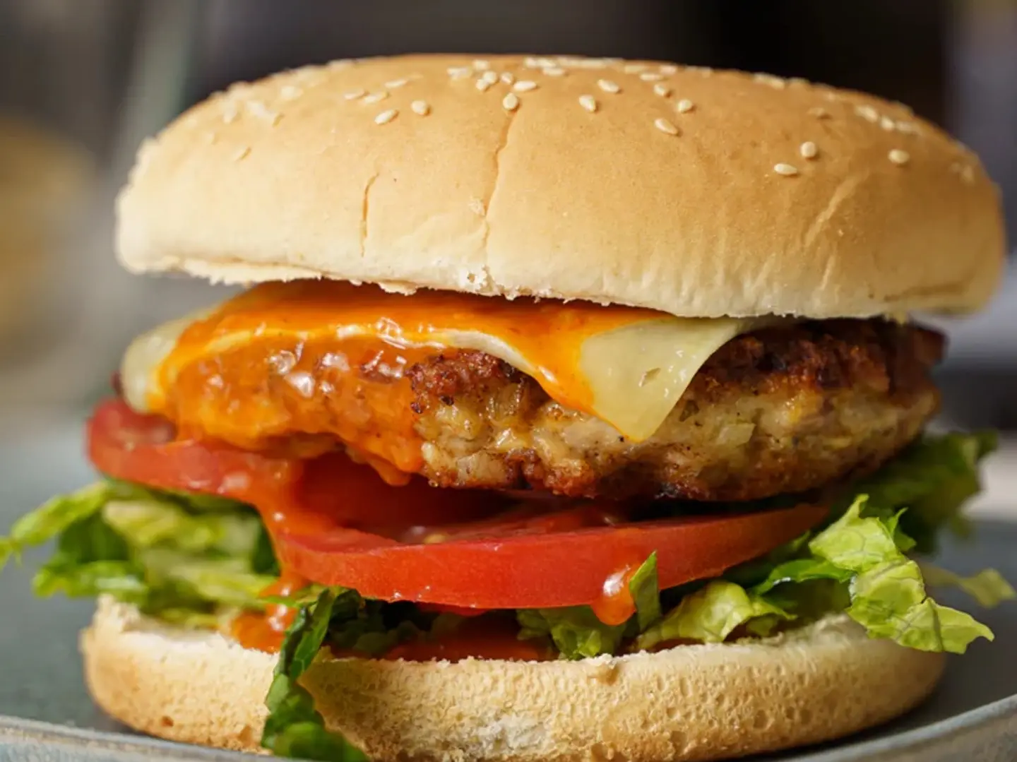 Chicken Burger With Cheese