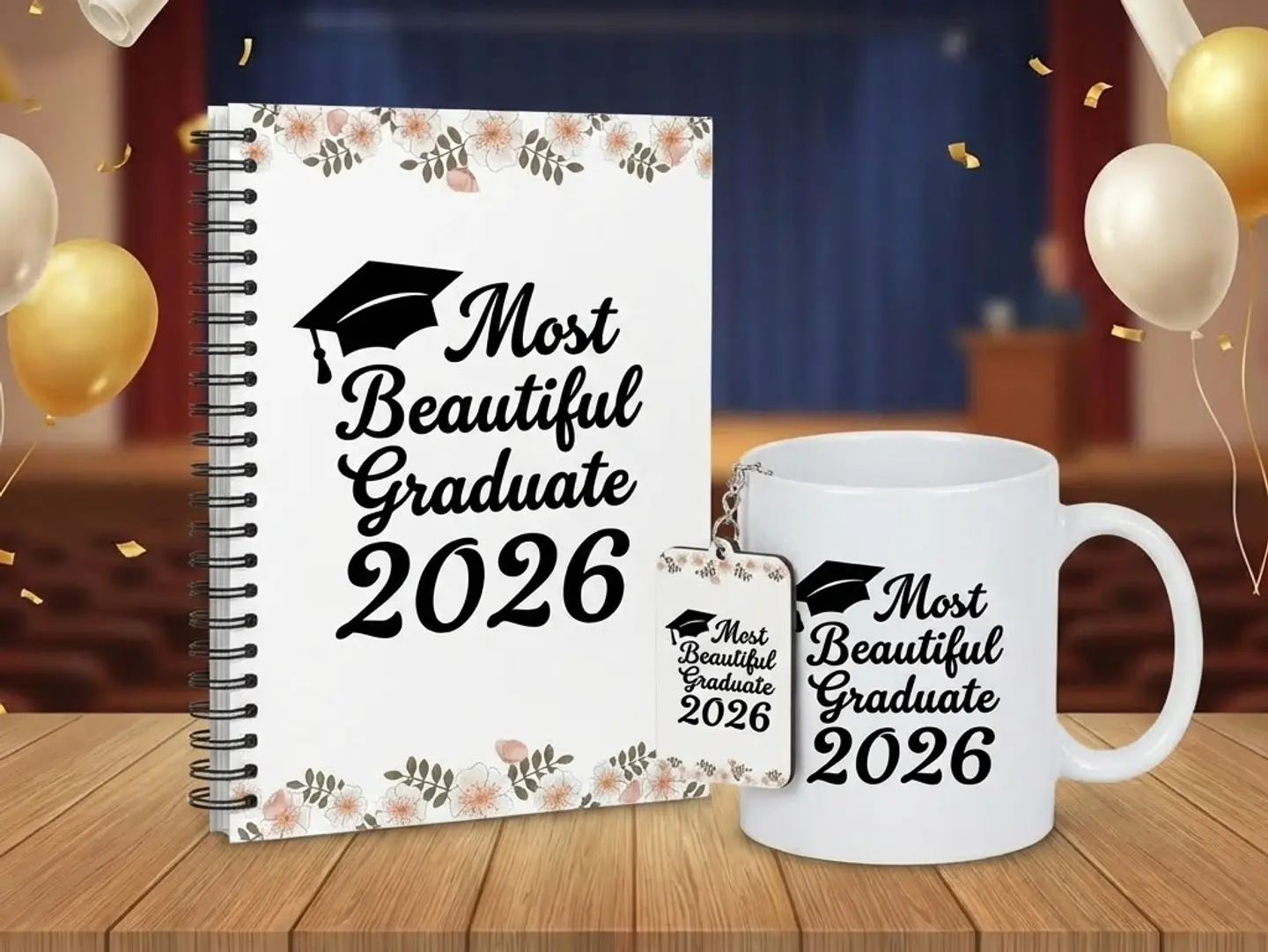 Notebook And Graduation Cap