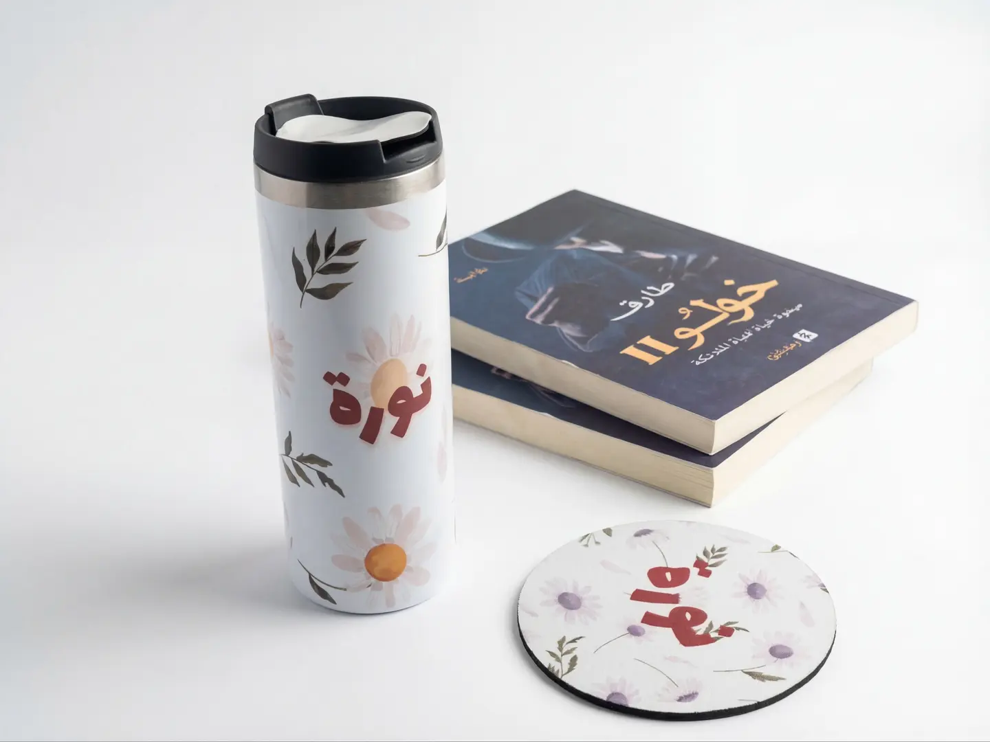 Printed Mug With A Round Or Square Coaster