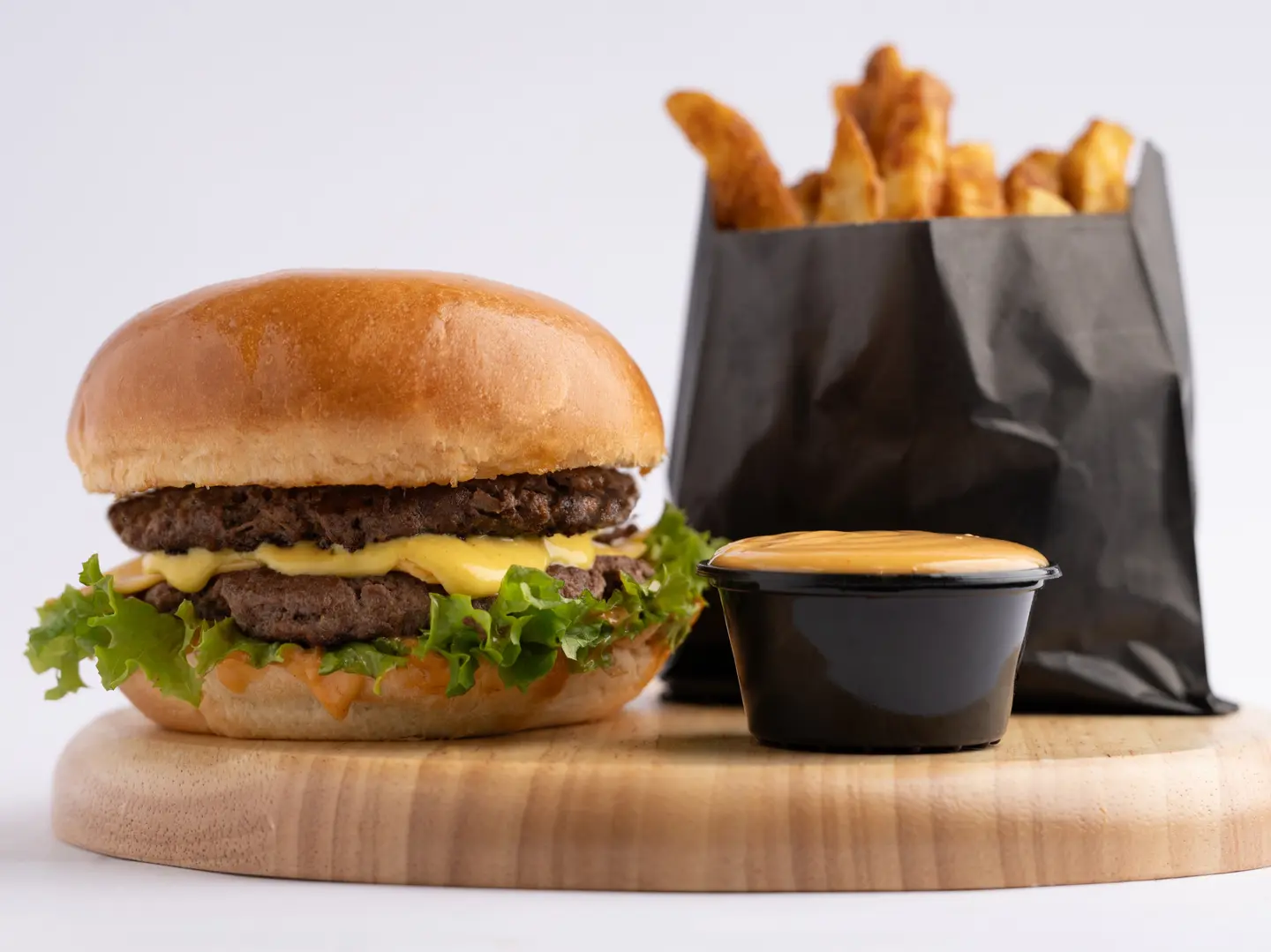 Double Beef Burger Meal