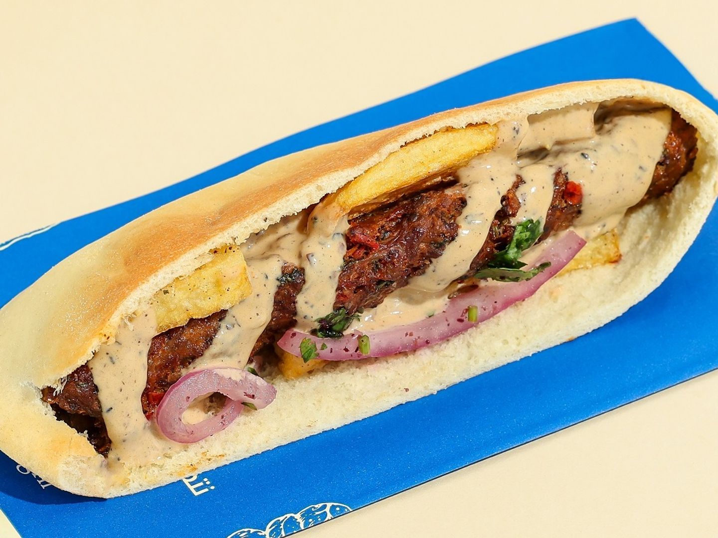 Meat Kebab Sandwich
