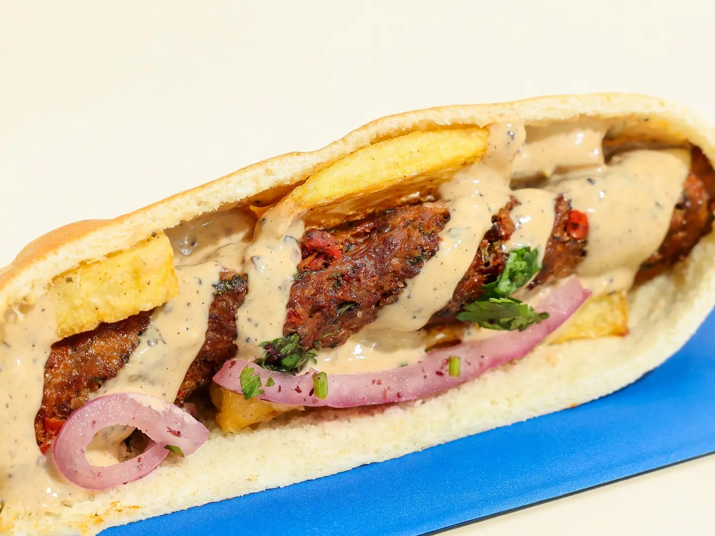 Meat Kebab Sandwich