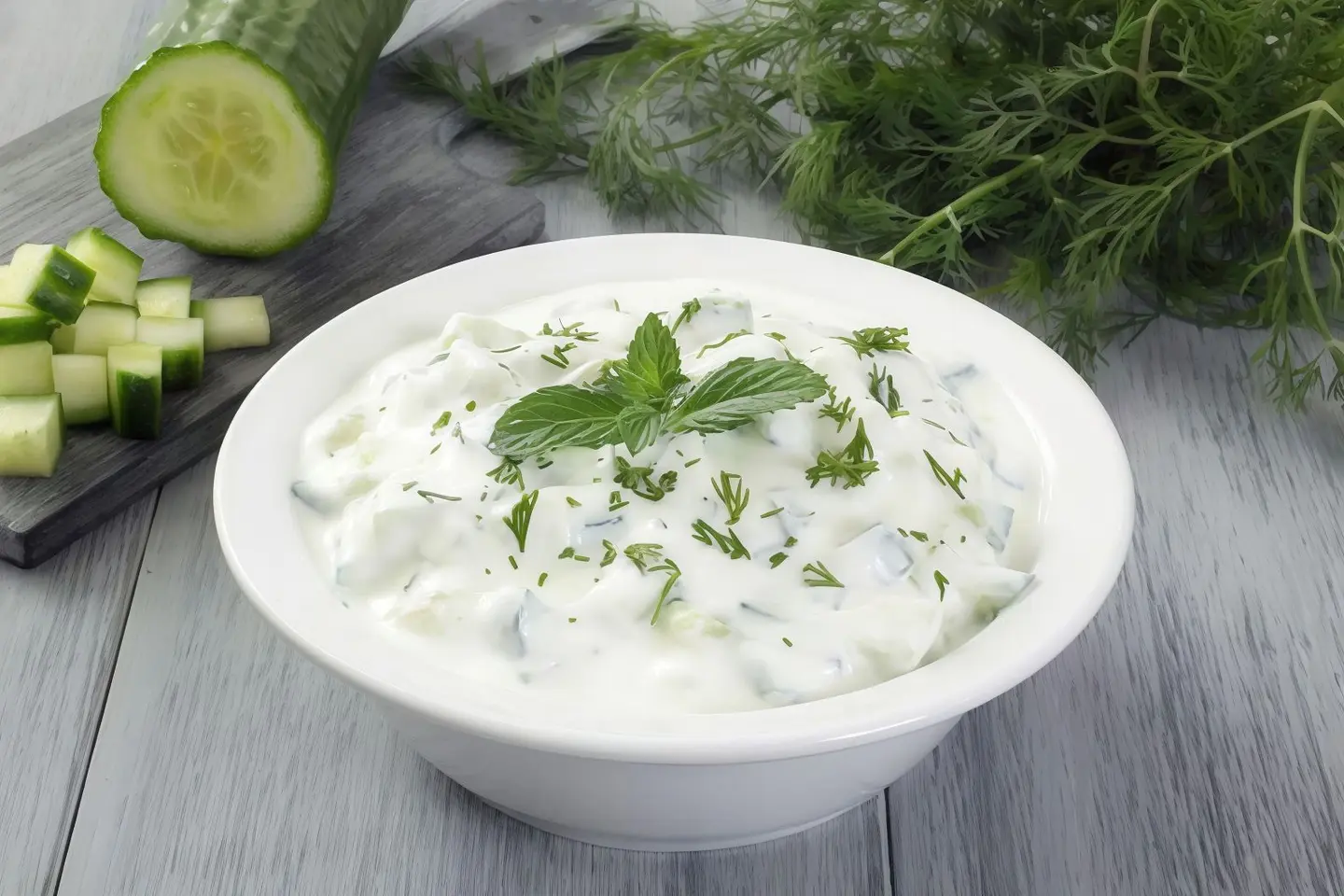 Yoghurt With Cucumber
