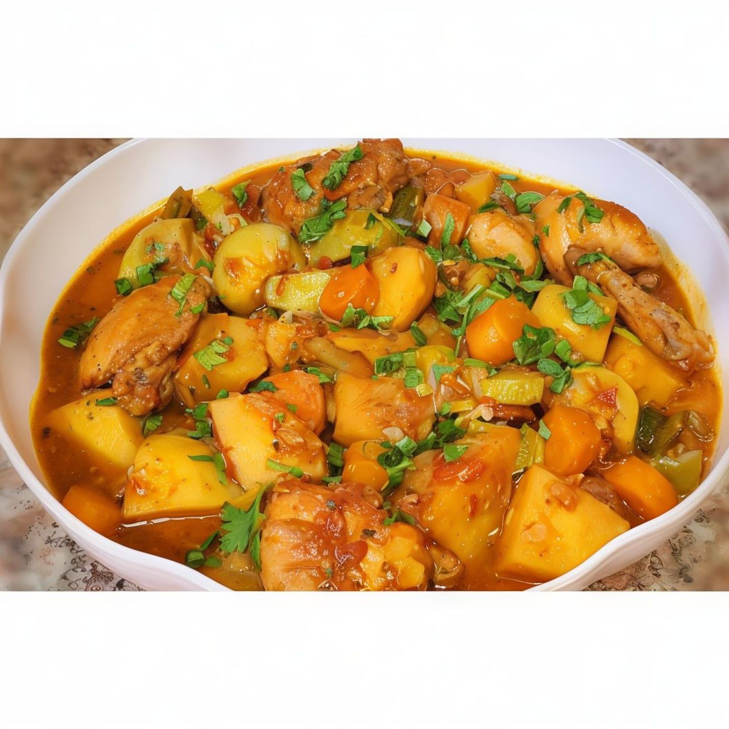 Edam Chicken And Vegetables