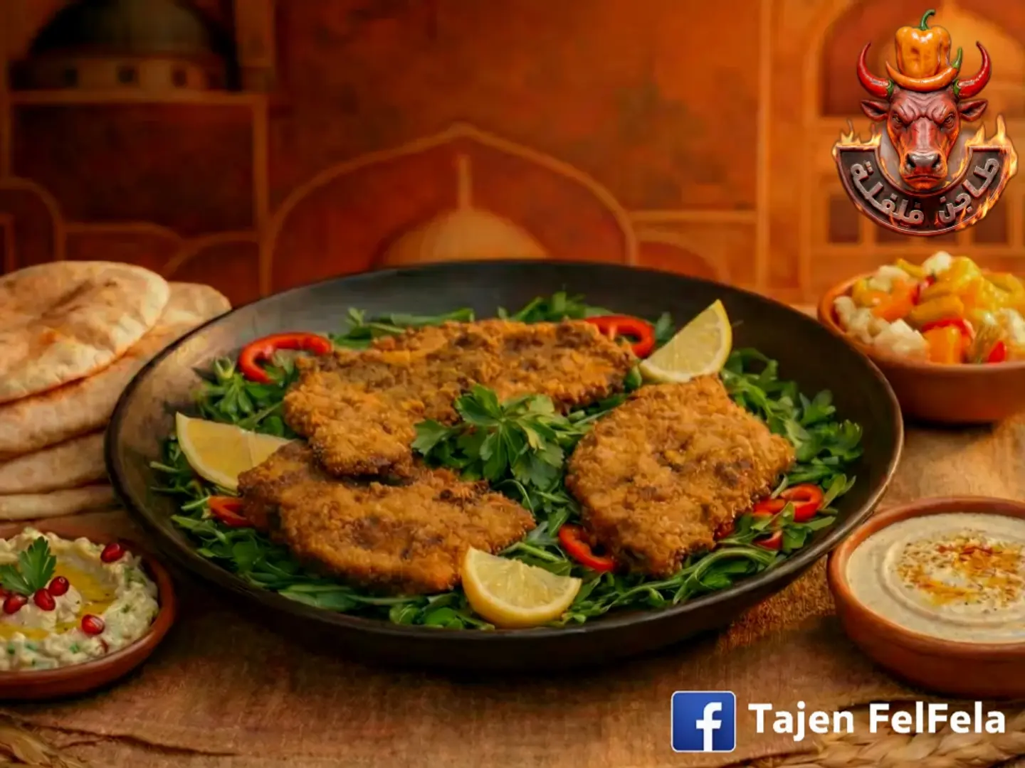 صحن كبدة بانية صغير