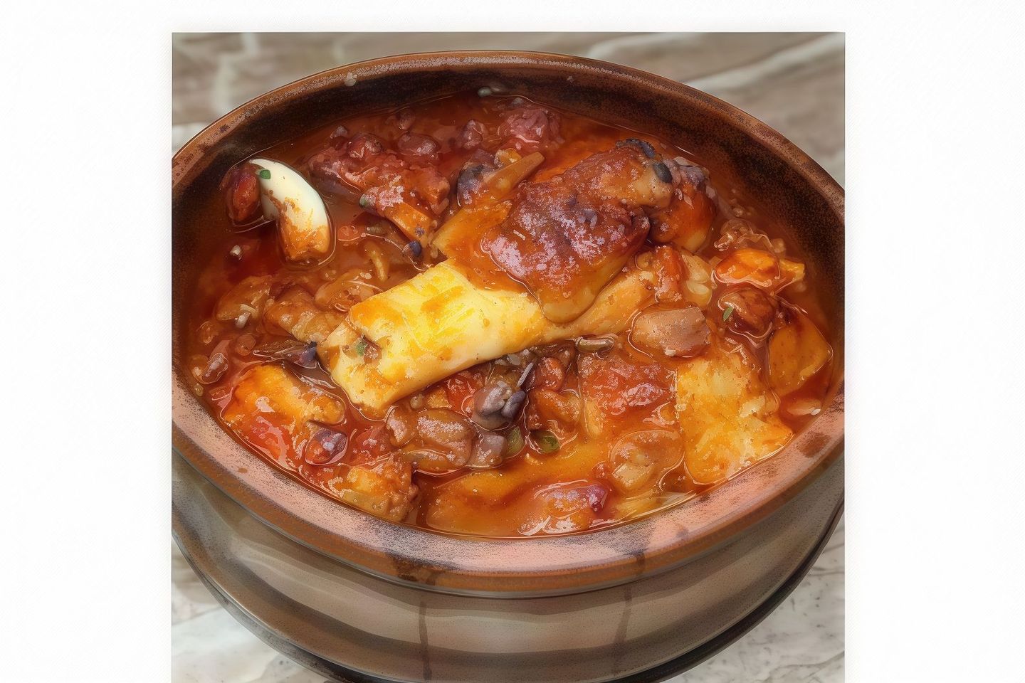 طاجن كوارع بالفتة