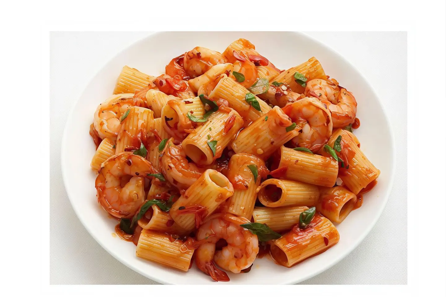 Pasta With Shrimp Tagine