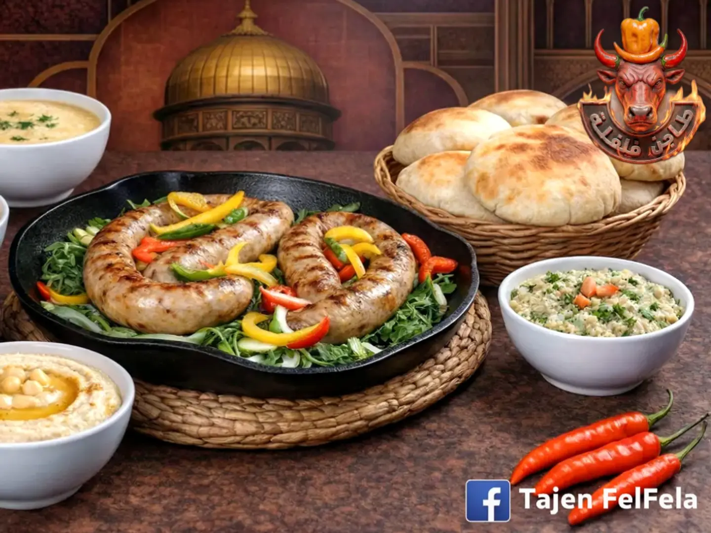 صحن ممبار كبير