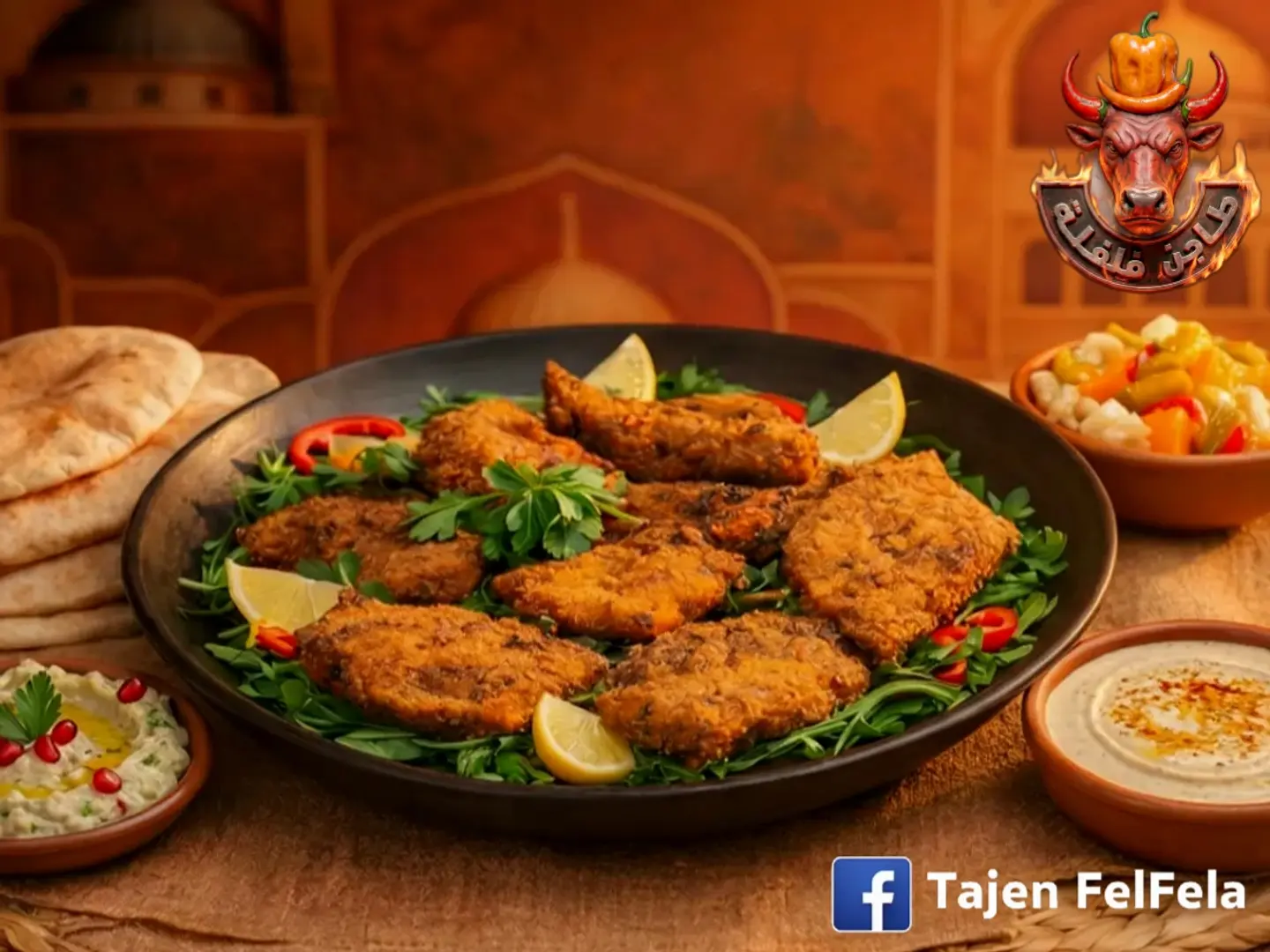 صحن كبدة بانية كبير