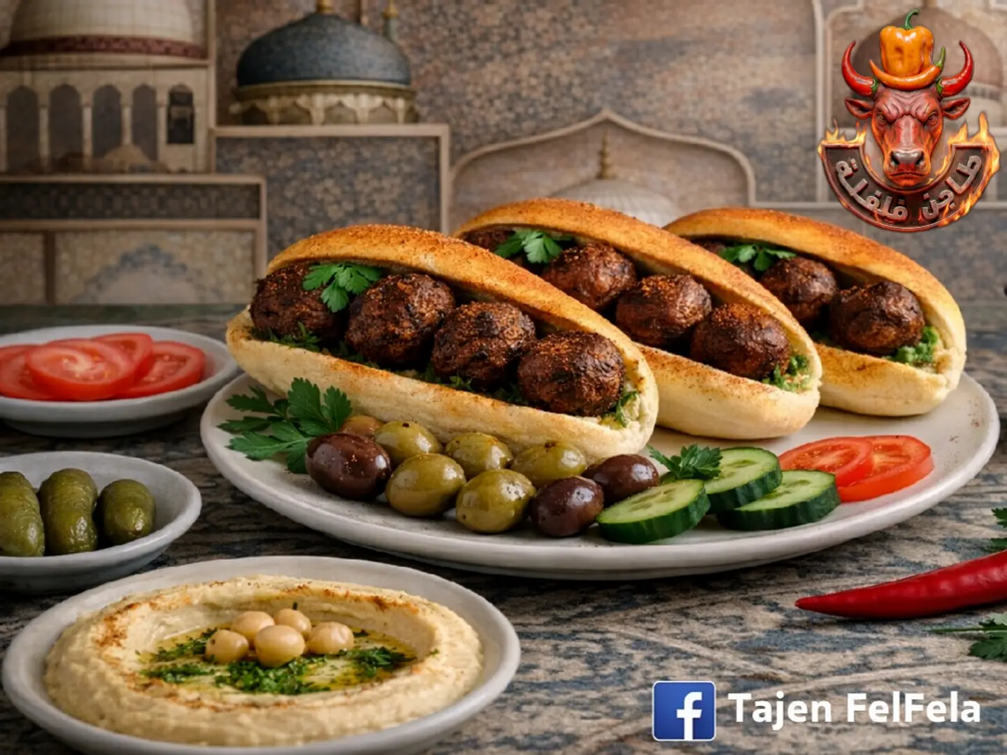 ساندوتش كفتة صامولى