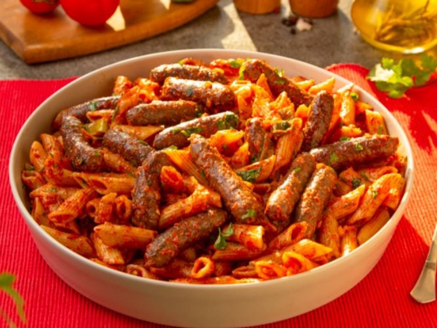 Pasta Casserole With Sausage