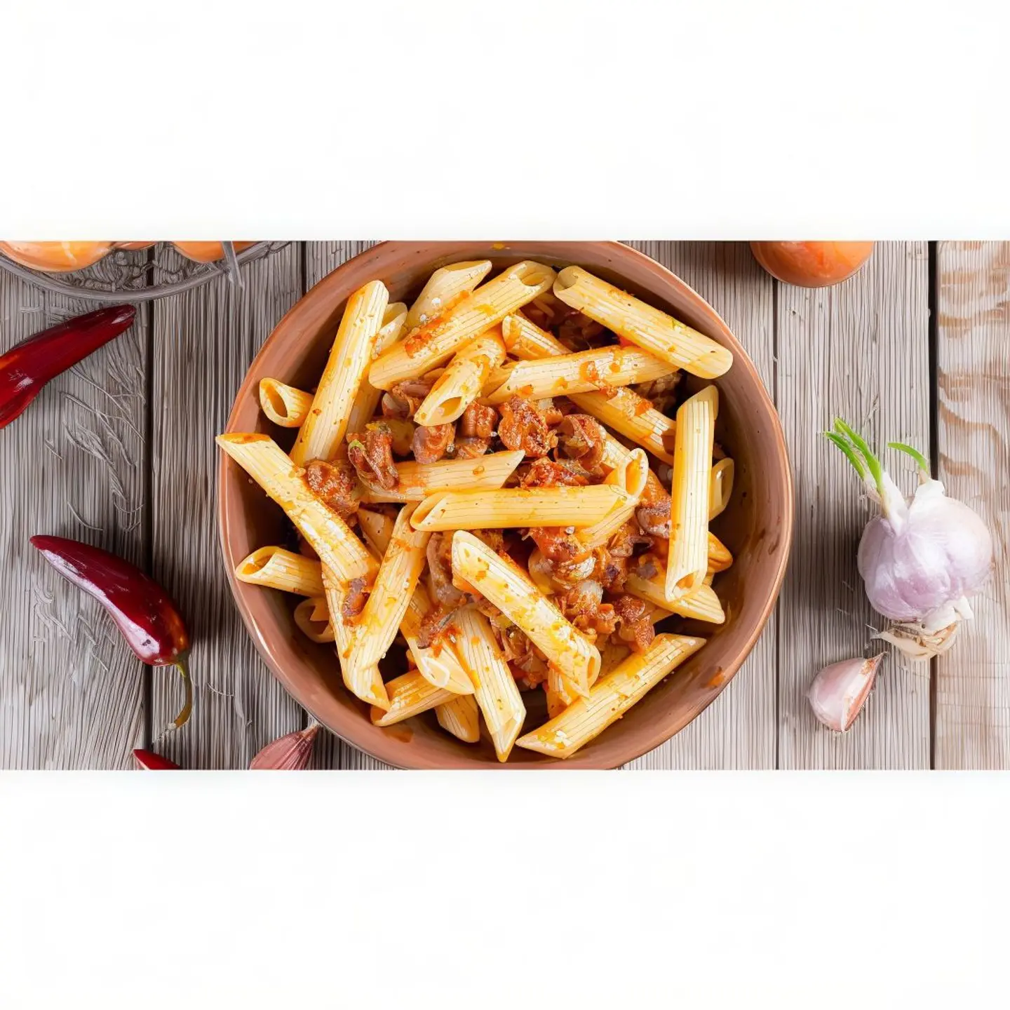 Pasta Tagine With Shrimp