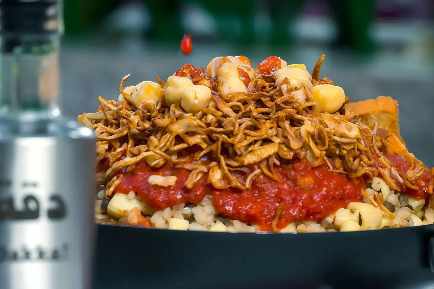 Family Koshary Dish