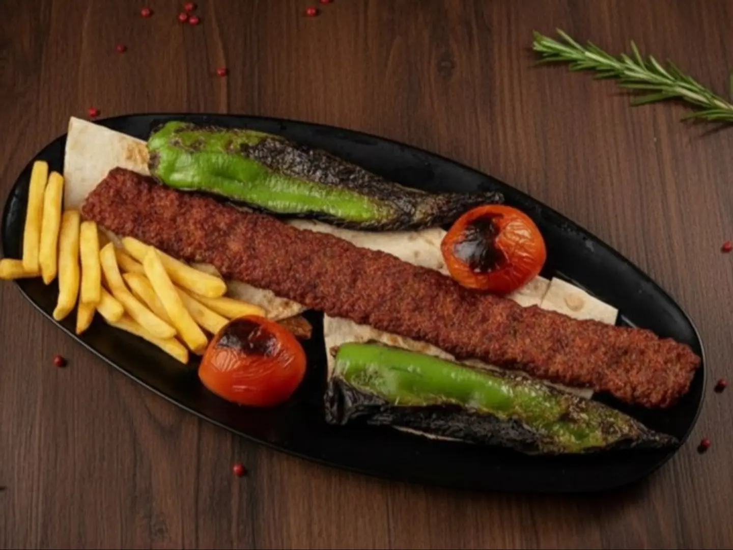 كباب دجاج بالخضار