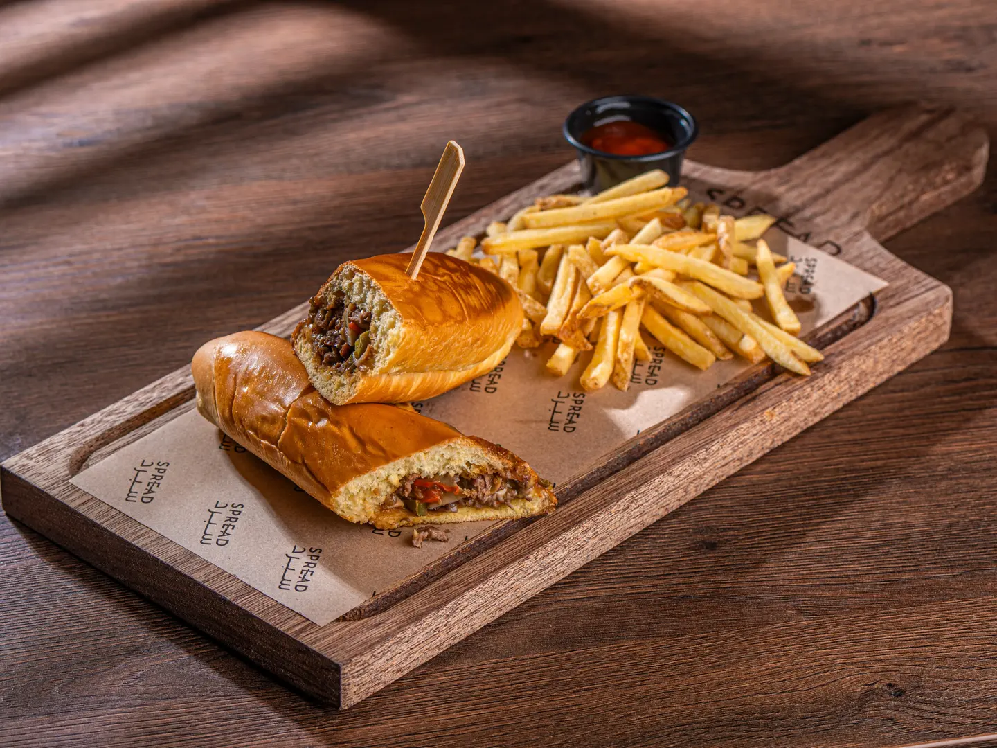 ساندويش فيلي ستيك