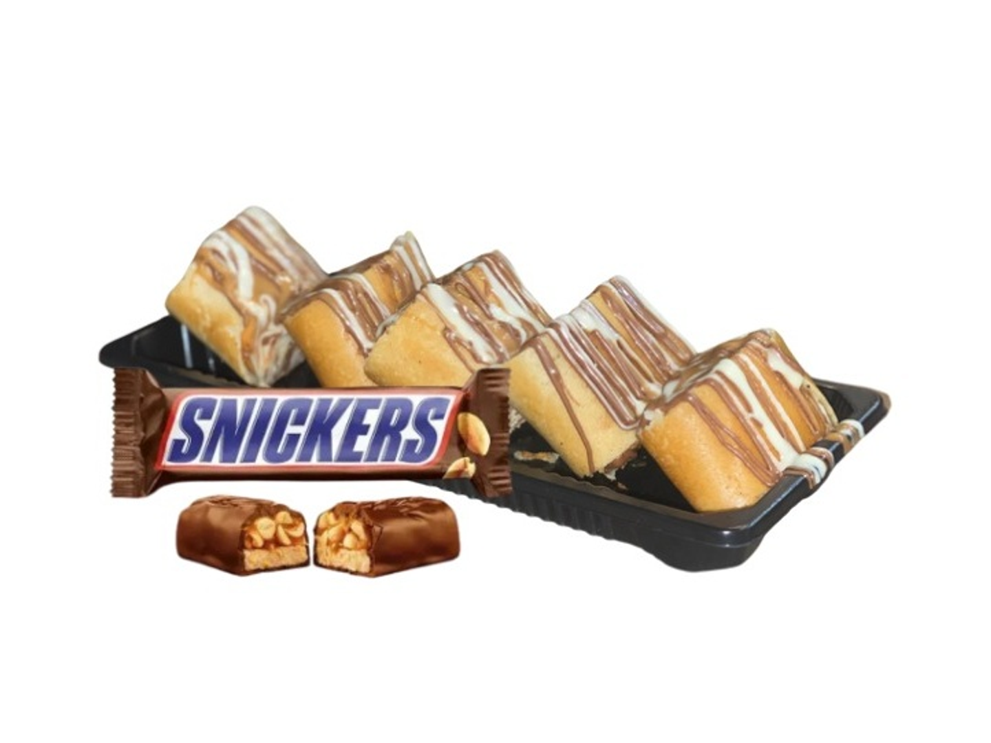 Crepe Roll Stuffed With Snickers