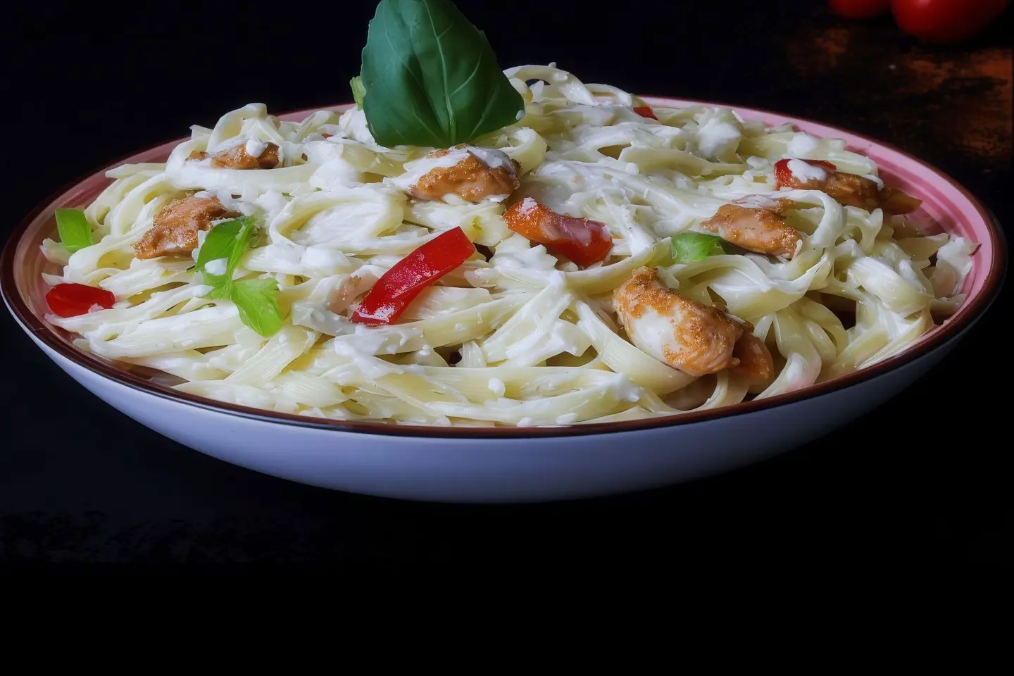 فوتشيني بيضاء دجاج