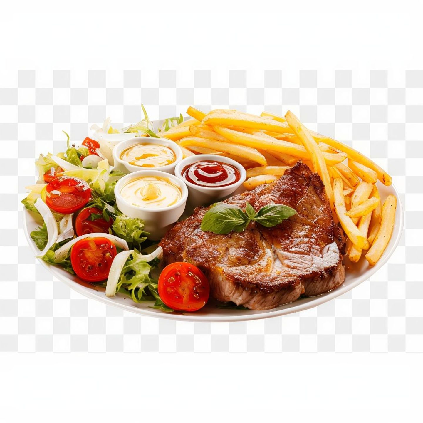 Grilled Steak With Pomme Frites