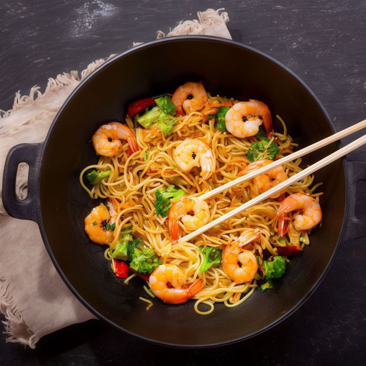 Noodles With Shrimp