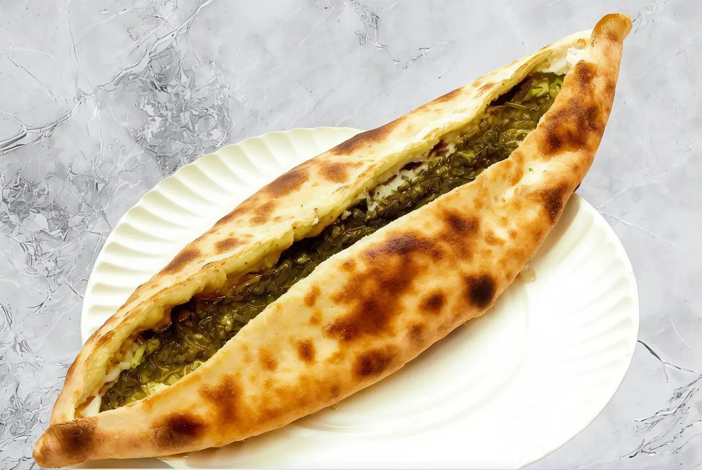 فطيرة لبنه بالزعتر