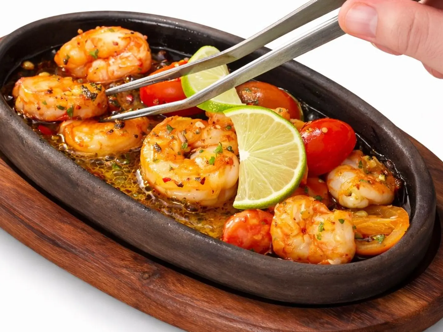 Spinach Garlic Prawn