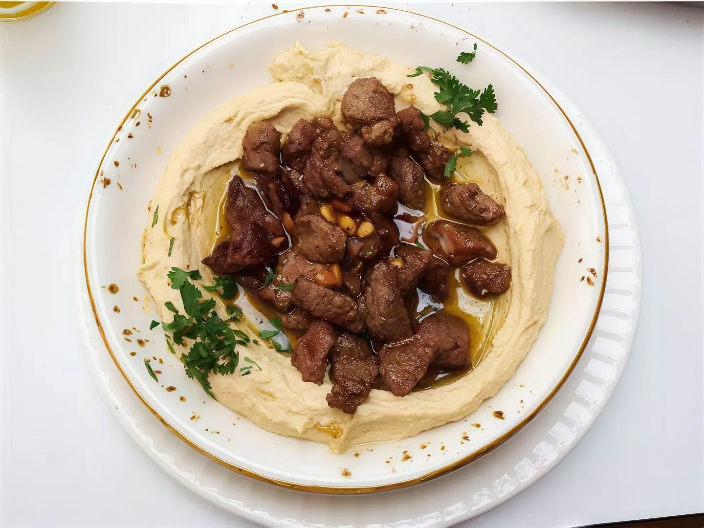حمص باللحم